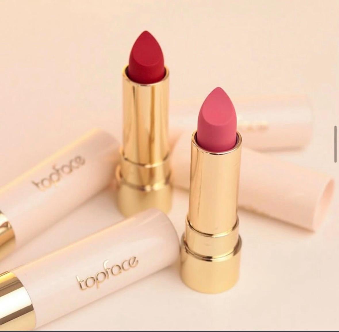 TOPF .PROHD RICH MATTE LIPSTICK (Hyaluronic Acid, Vitamin E, Macadamia Oil, Jojoba Oil, Coconut Oil...